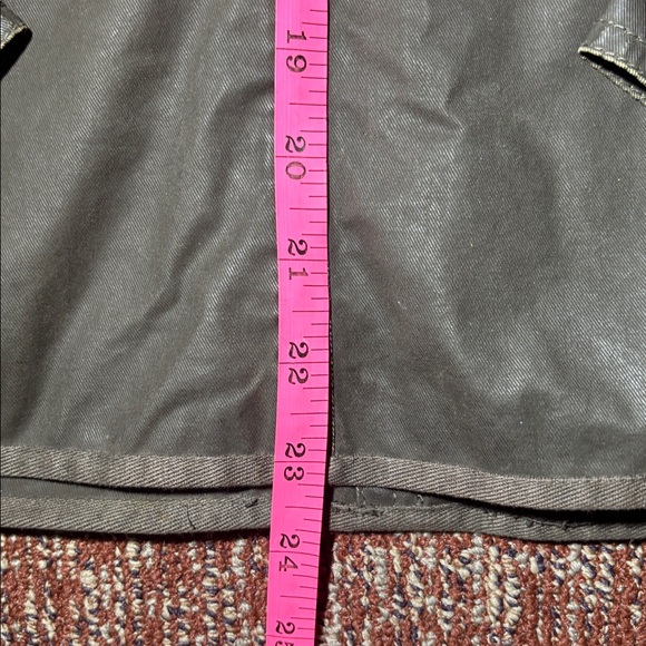 J. crew military style relaxed boyfriend field jacket xs waxed denim grunge - Picture 10 of 12